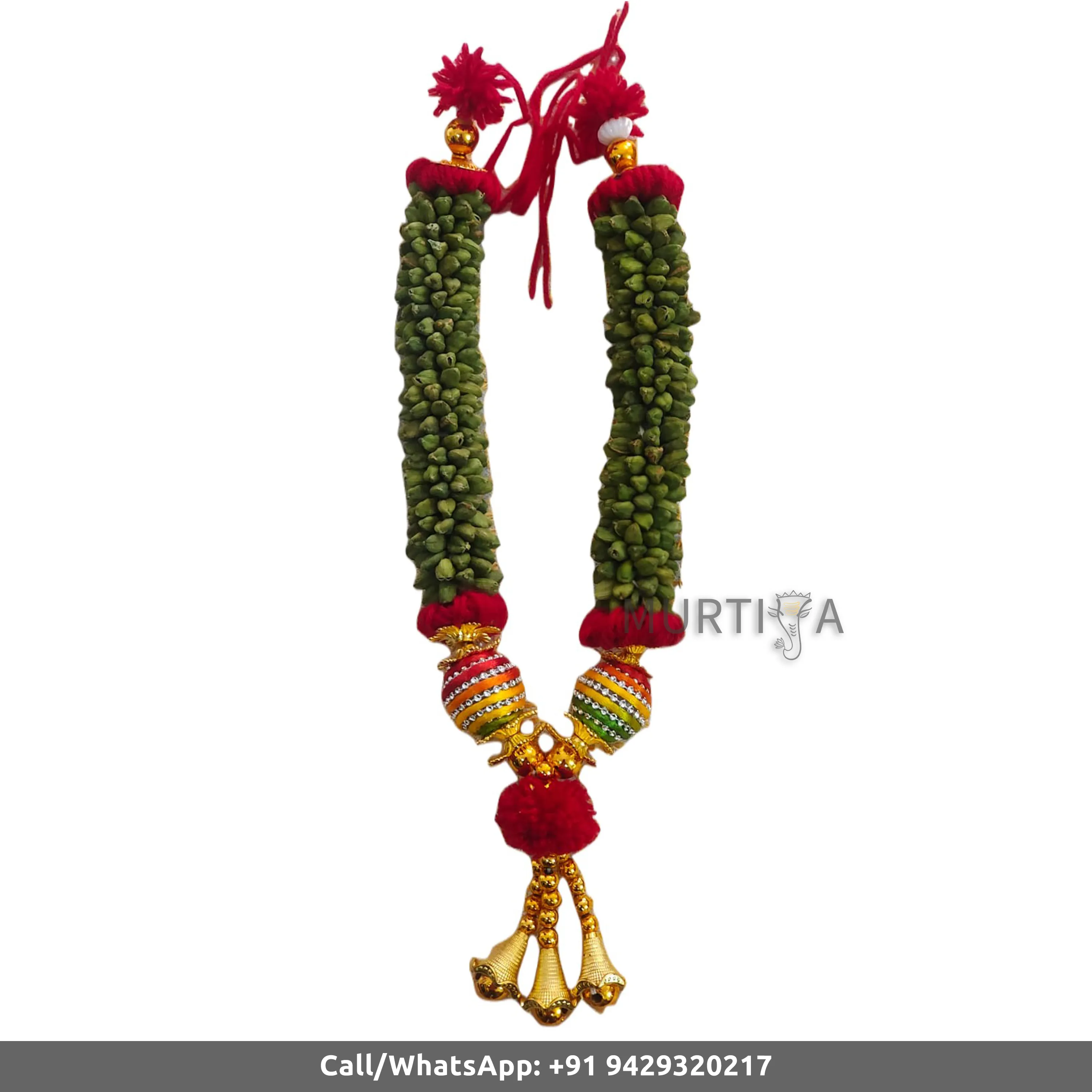 South Indian Wedding Garland – Green Cardamom Mala (Made to Order)